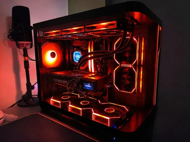 PC GAMER MONSTRO! 32GB DDR5 CORSAIR RGB + RTX 3070 AORUS MASTER + i5-14600K + 1.5TB + 750w