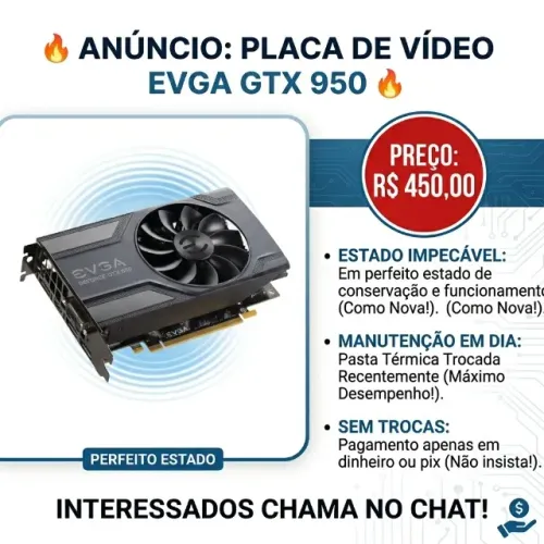 GTX 950 2GB EVGA