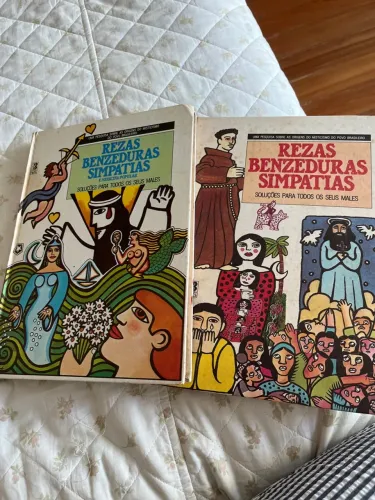 Livro  Rezas benzeduras e simpatias 