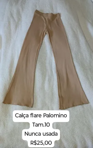 Calça flare infantil