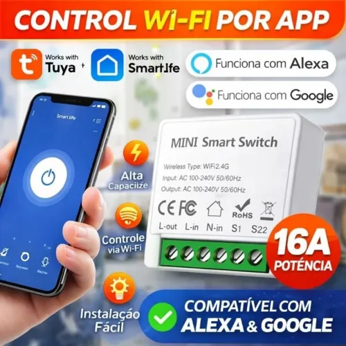 Kit 17 módulo de interruptor 16A