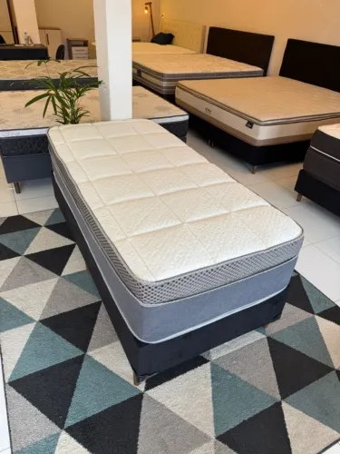 Colchão Solteiro TOP COM BASE BOX - Entrego!