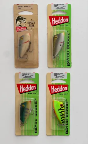 Kit 4 Iscas Heddon Bayou Boogie Originais - Novas na embalagem