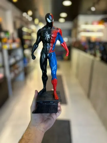 Estátua Resina Homem-Aranha/Venon 35cm 