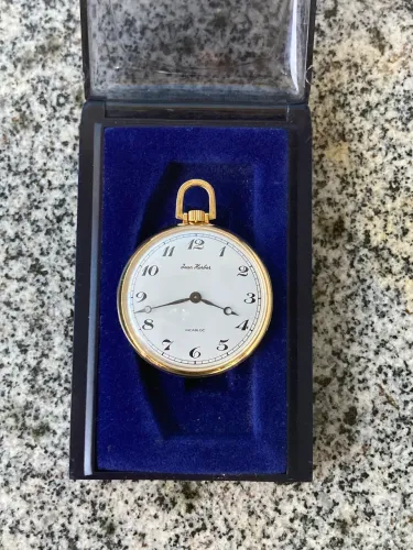 Relógio de Bolso Vintage Jean Herber Incabloc (45mm)