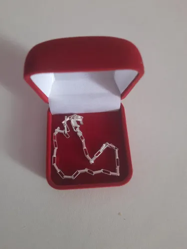 Pulseira de prata cartier tijolinho