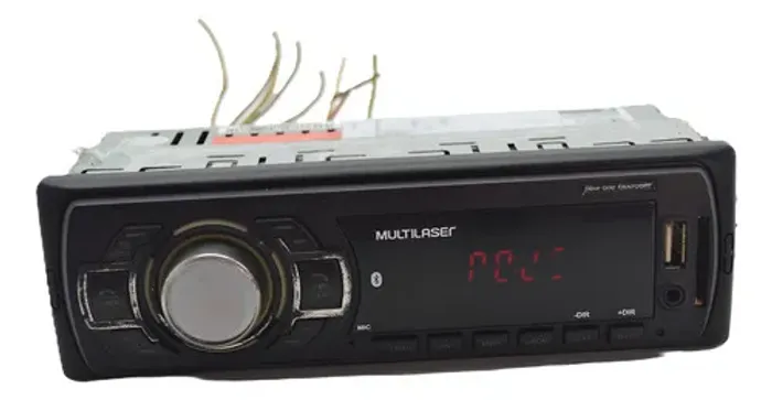 Radio Som Multilaser New One Bluetooth Usb Aux Sd Universal Preto