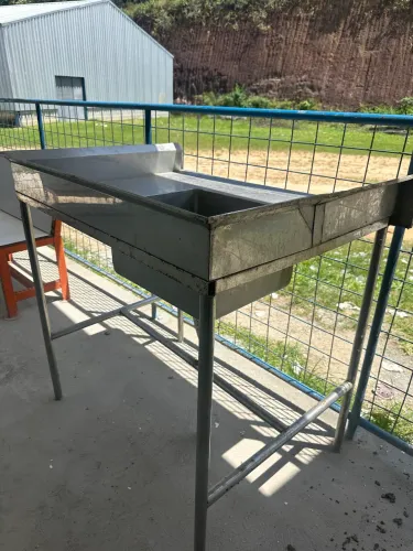 Pia de inox industrial