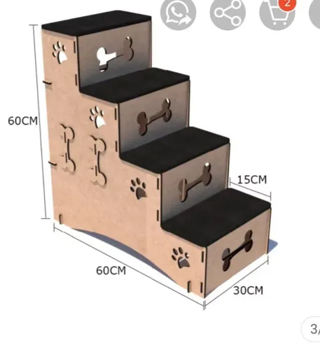 Escadinha Para pet pequeno