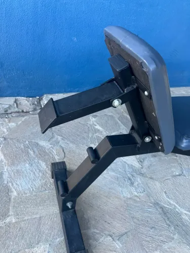 Banco reto supino inclinável 90 graus