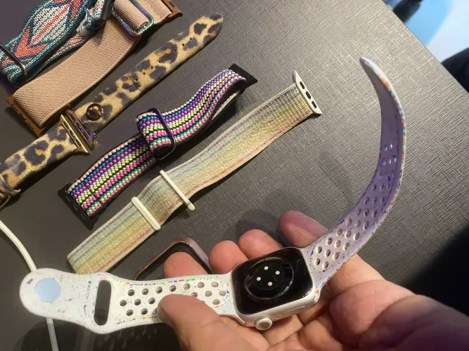 Apple Watch série 7 edição Nike com 5 pulseiras e protetor de tela