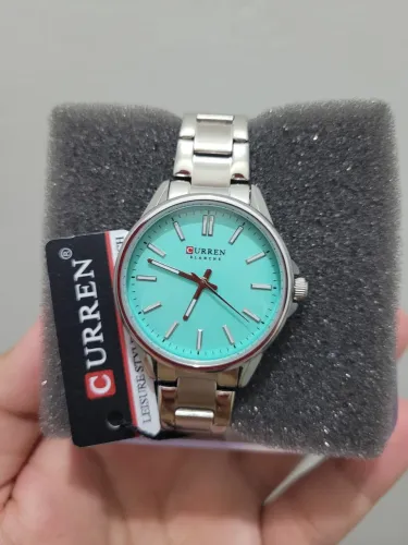 Relógio Curren Blanche Feminino em Aço Inox, Resistente à água (Novo) Importado, Premium