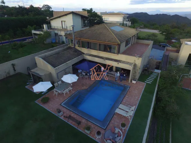 Casa com 6 dormitórios para alugar, 750 m² por R$ 31.925,00/mês - Condomínio Serra dos Man