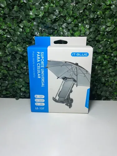Suporte de moto com proteção solar