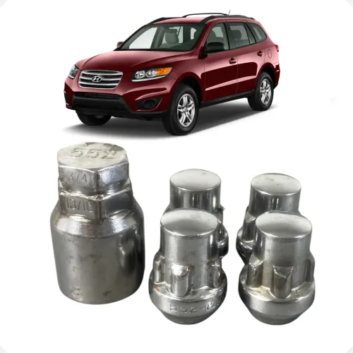 Kit Trava Segredo Porca Hyundai Santa Fe 2008 2009 a 2012