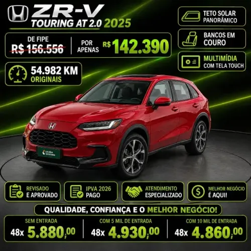 Honda ZR-V Touring 2.0 16V 5P Aut. 2025