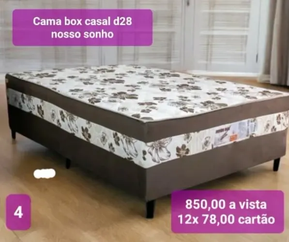 Cama box de casal 
