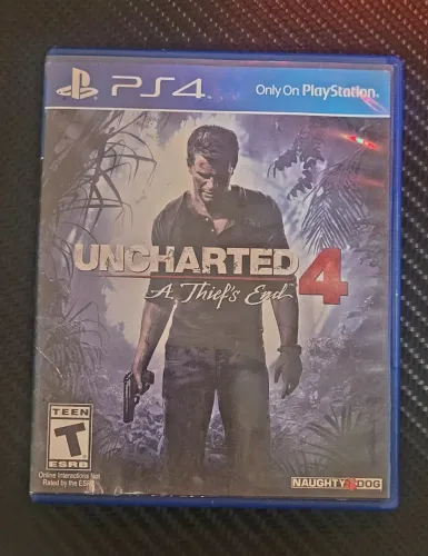 Jogo uncharted 4 ps4 excelente estado