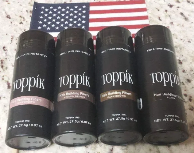 Maquiagem para cabelo toppik hair original americano
