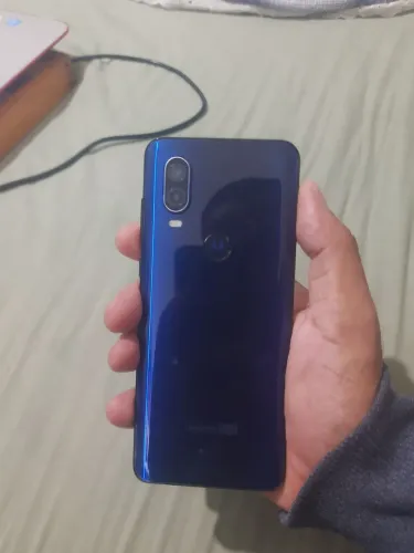 Motorola Moto One Vision 128 gigas com NFC e película funcionando tudo