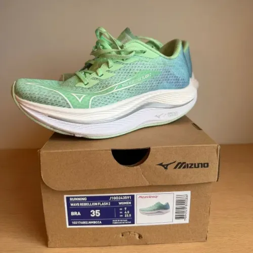 tênis mizuno wave rebellion flash 2 corrida feminino 35