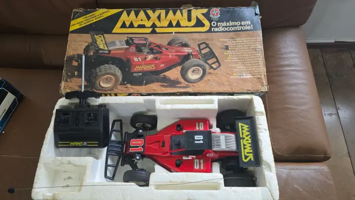 ?Maximus Estrela Radiocontrole Antigo Completo Com Caixa Relíquia