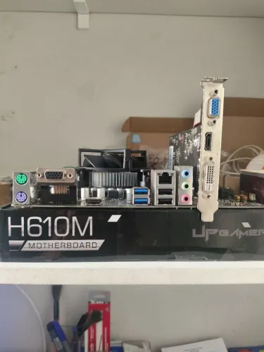 Kit core i3 10100f com VGA 2gb placa Asus 