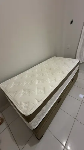 Cama baú solteiro - seminova