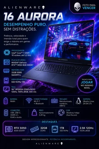 NOTEBOOK GAMER ALIENWARE DELL