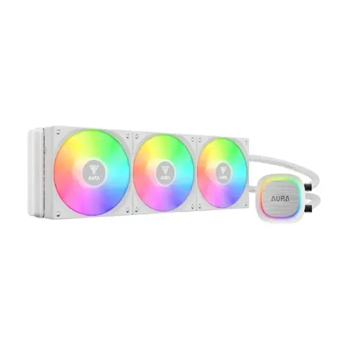 Water Cooler Gamdias Aura GL V2 White 360mm Led ARGB Intel/AMD LGA1700|AM5 - WZetta