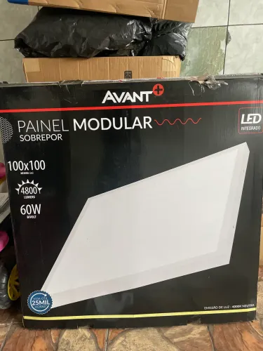 Painel led avant 100x100cm 60w