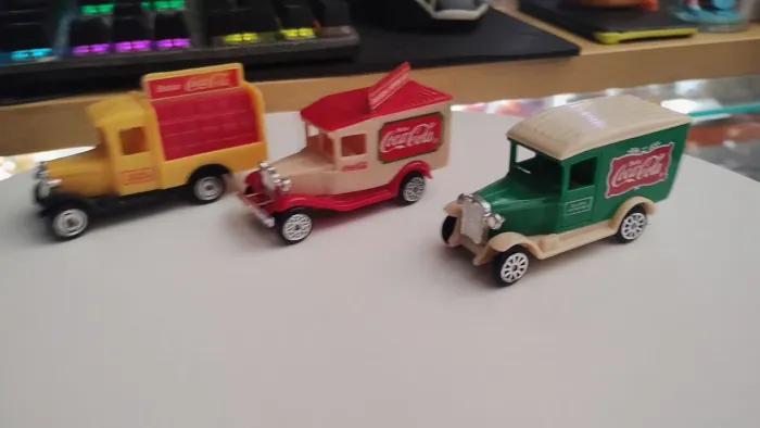 Carrinhos antigos da coca-cola o kit