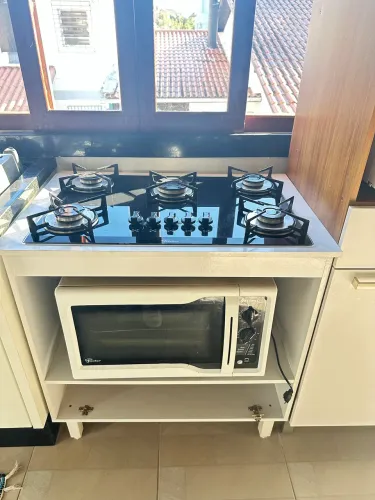 Fogão cookie top + balcão + forno elétrico 