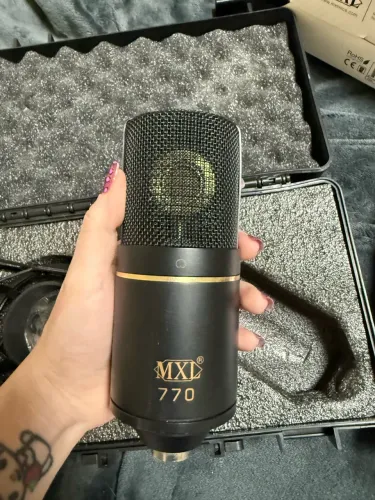 microfone condensador mxl 770 completo