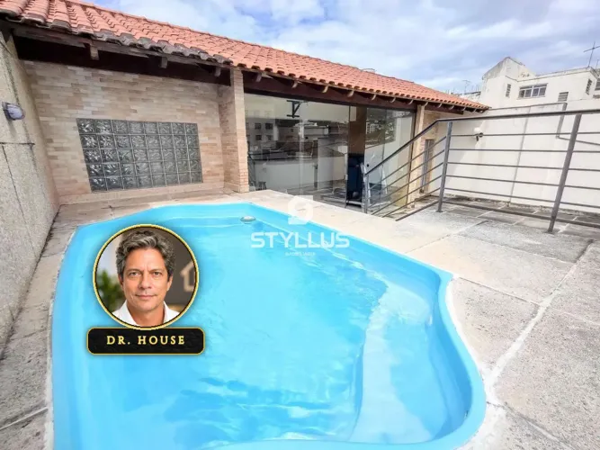 Casa Espaçosa com Piscina e Terraço Gourmet no Méier! M32I