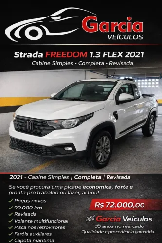 Fiat Strada Freedom 1.3 Flex 8V CS Plus 2021
