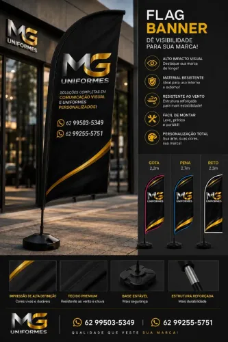 Wind banners ,Uniformes em ate 5 dias uteis