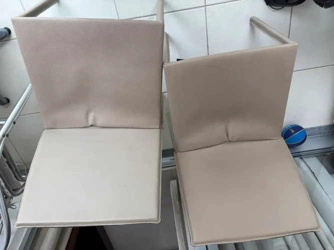 VENDO jogo 5 cadeiras metalon - LEIA!