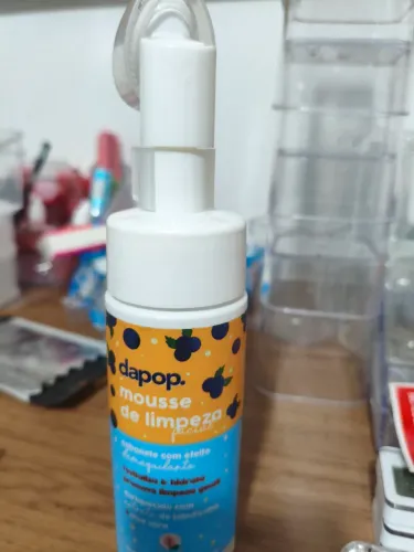 Mousse de limpeza facial