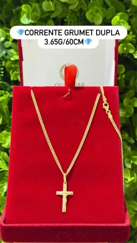 Corrente de ouro 18k 3.65g Nova | Certificado de garantia
