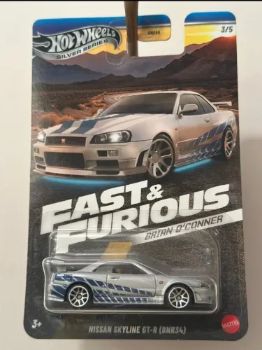 Hot Wheels Skyline Brian O'Conner - Novo e no Blister