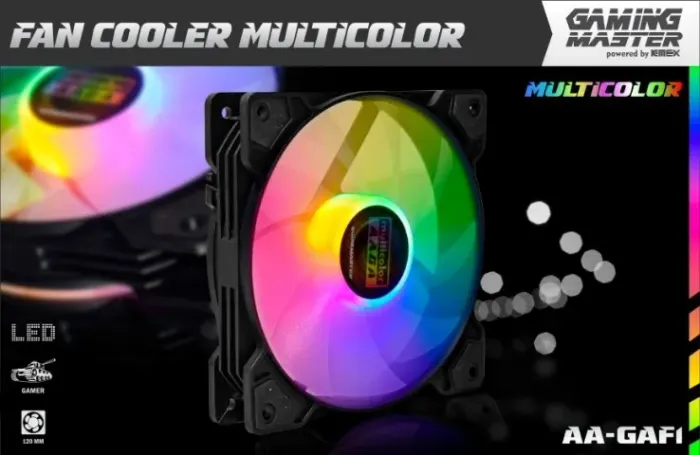 Cooler Fan Rgb Multicolor Aa-gaf1 K-mex *ENTREGA GRÁTIS*