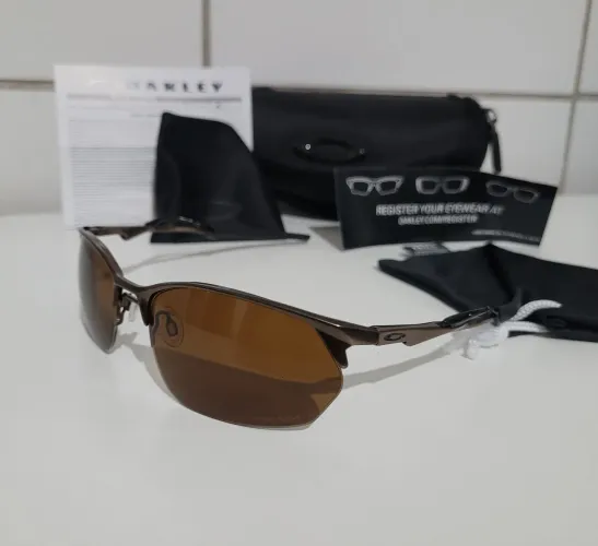 Oakley wire tap marrom lente prizm oculos de sol