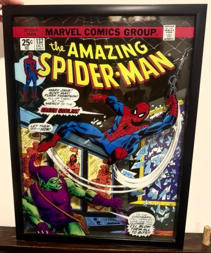 Quadro 3D Homem-Aranha Spider-Man Original Marvel Studios