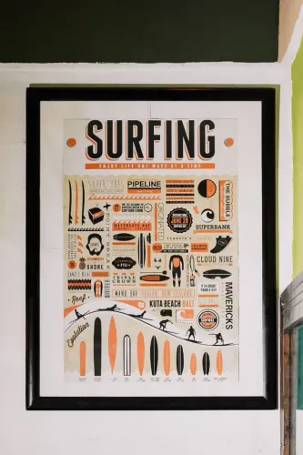 SURF VINTAGE POSTER