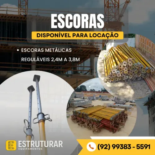 Precisa de Escoras 3,8m com frete em Manaus? 