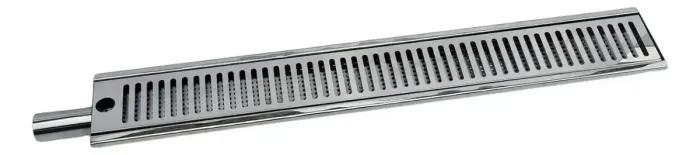 Ralo Cozinha Industrial Inox Coletor De Resíduos 1 Metro