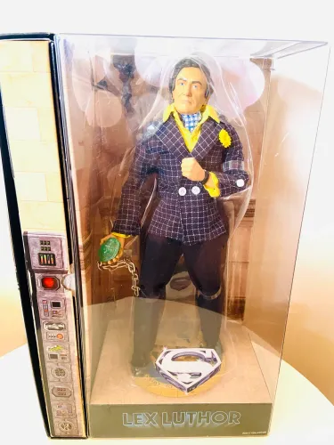Boneco DELUXE EXCLUSIVO RARO Lex Luhtor 33cm - DC Direct - Completo - Novo - Action Figure