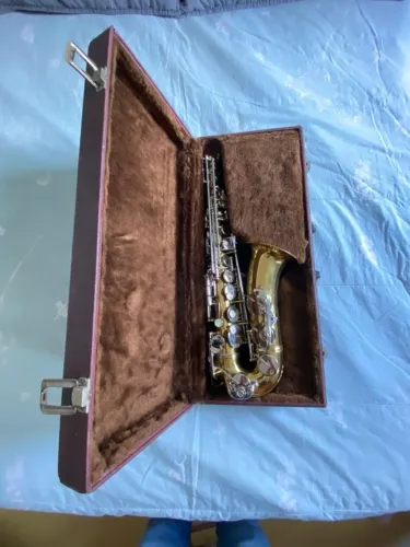 Saxofone Alto Weril - Laqueado c/ Case Estojo e boquilha - Oportunidade!