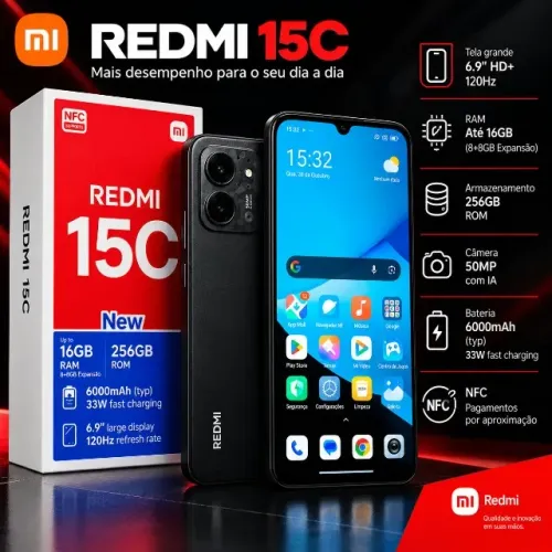Redmi 15C 5G PRA VENDER HOJE